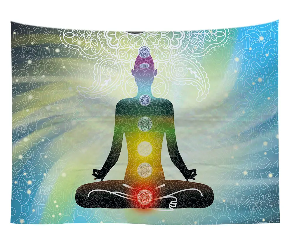 Boho Mandala Sun Moon Wall Tapestry 41