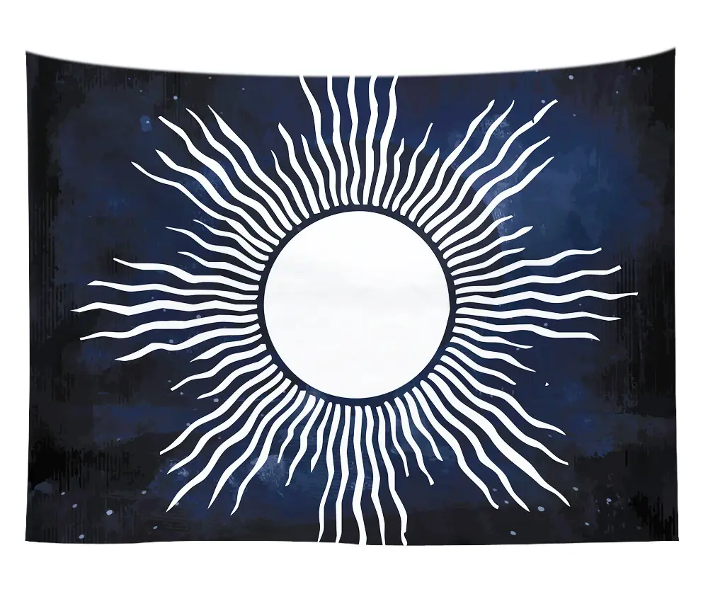Boho Mandala Sun Moon Wall Tapestry 9