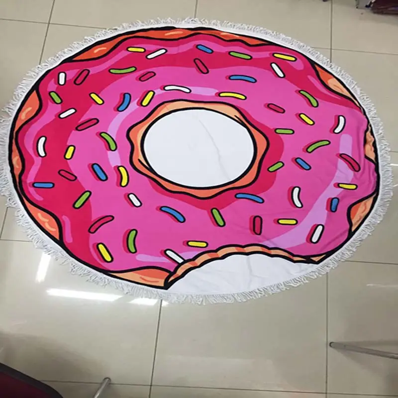 Lefovs High Quality 150cm Round Beach Towels Photos 82 Classic Pattern Round Beach Towel 16