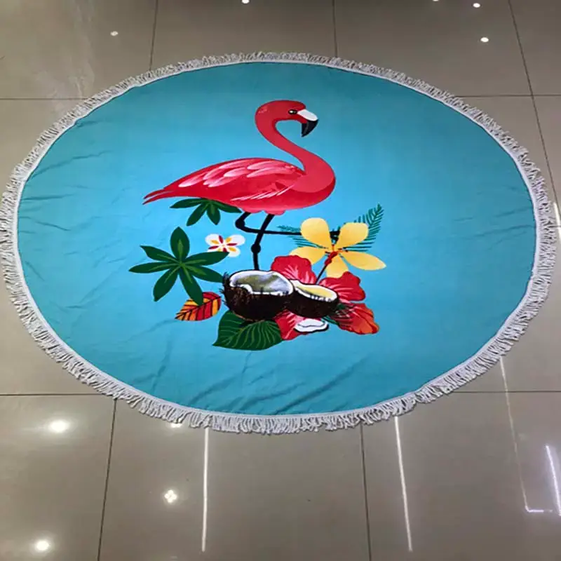 Lefovs High Quality 150cm Round Beach Towels Photos 47 Classic Pattern Round Beach Towel 47