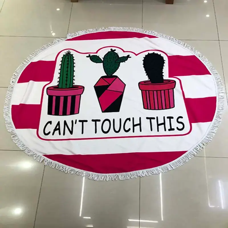 Lefovs High Quality 150cm Round Beach Towels Photos 39 Classic Pattern Round Beach Towel 50
