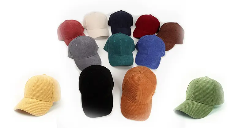 Corduroy Hardtop Curved Brim Baseball Cap 1 Corduroy Hardtop Curved Brim Baseball Cap