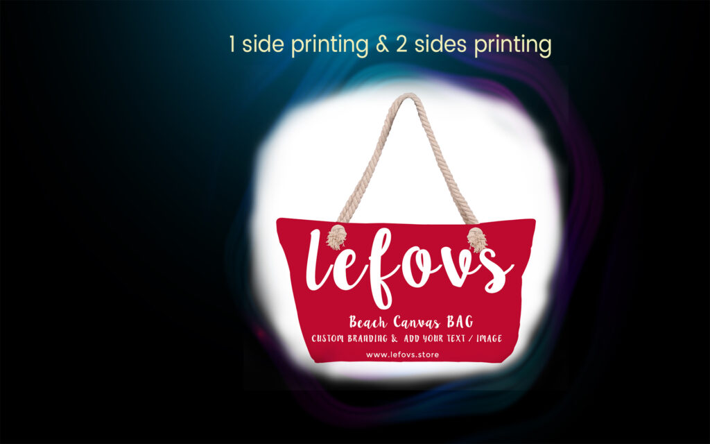 Custom Beach Canvas Bags