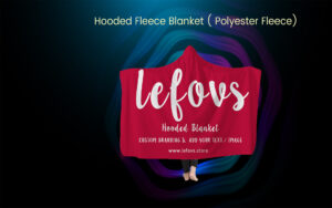Custom Hooded Fleece Blanket