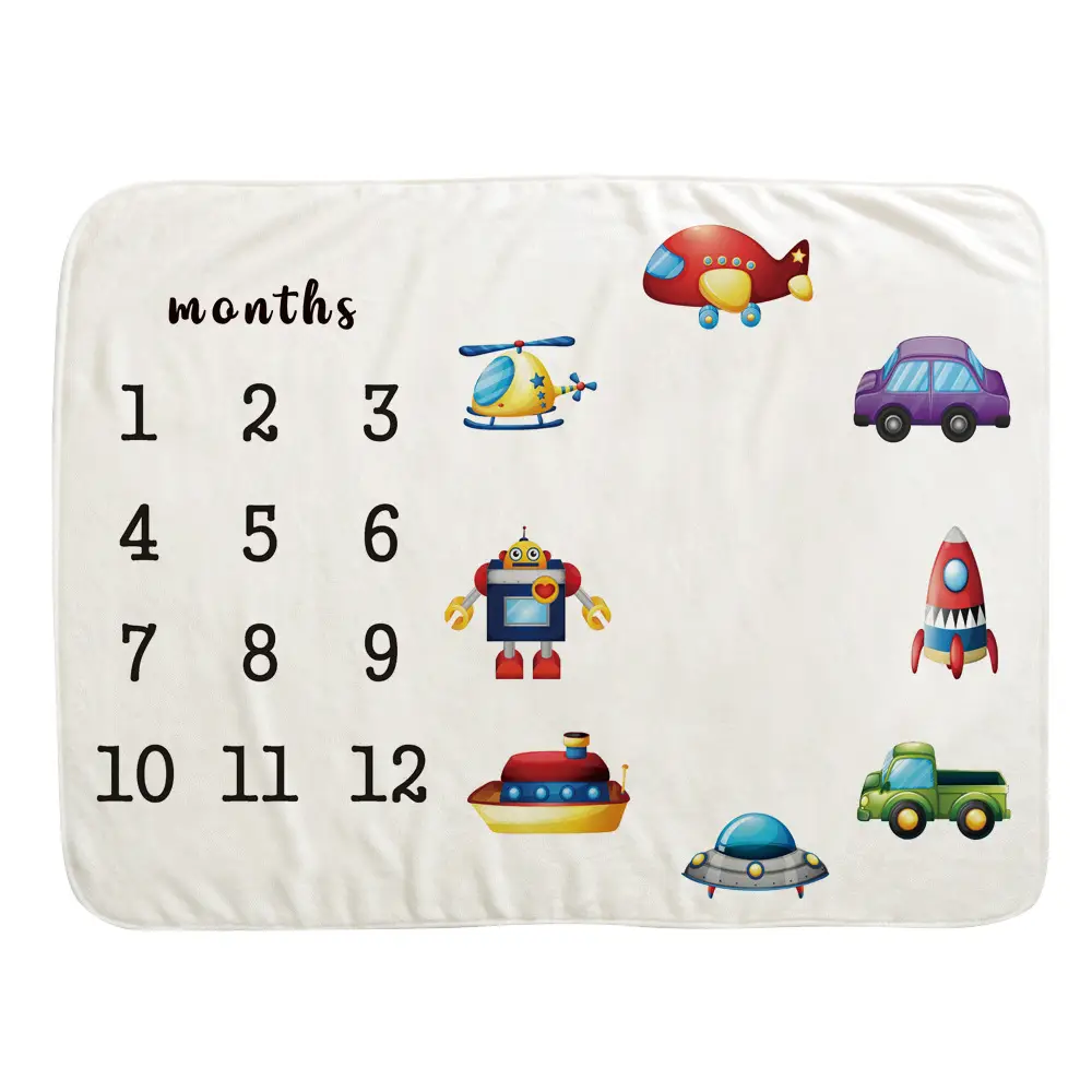 Custom Milestone Baby Blanket 9 Custom Milestone Baby Blanket 8