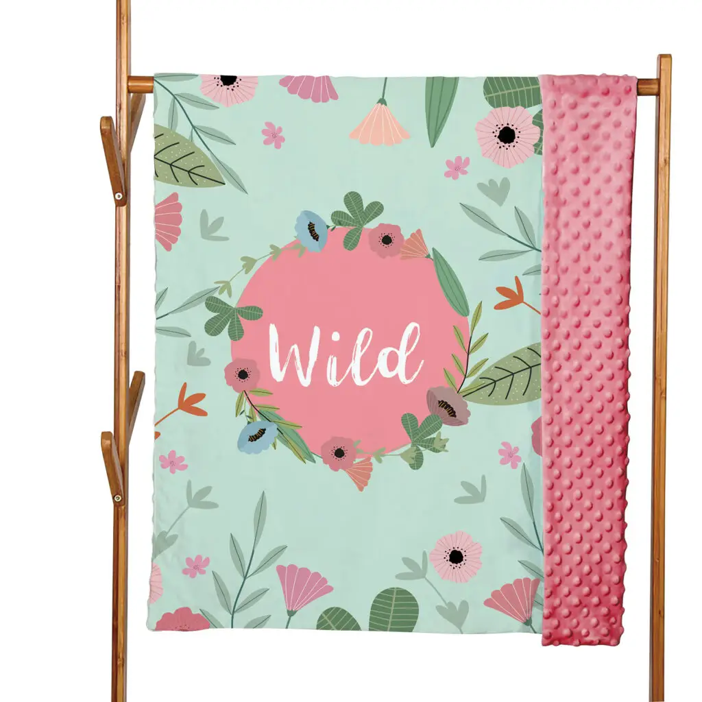 Double Layers Animal Baby Minky Blanket 9