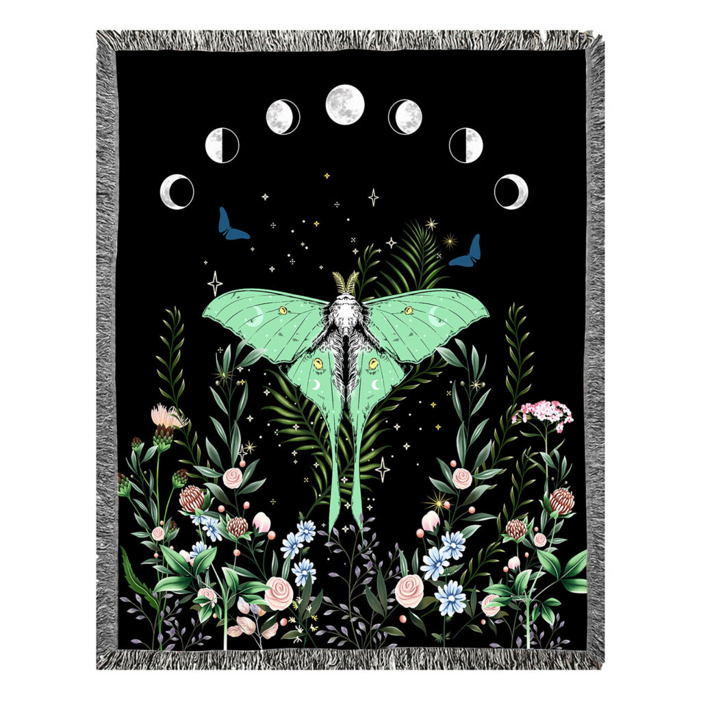 Dreamland Butterfly Flannel Throw Blanket 10
