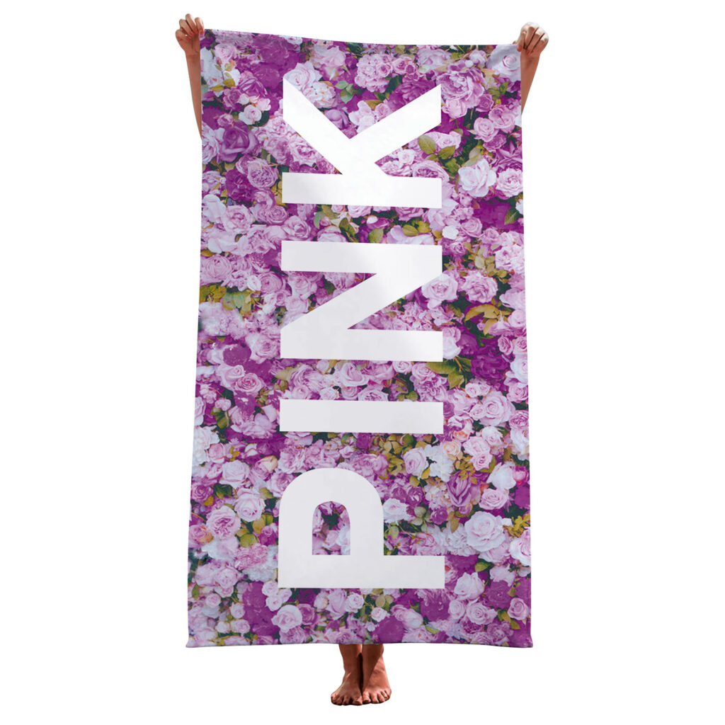 Flamingo Pink Beach Towel For Women 24