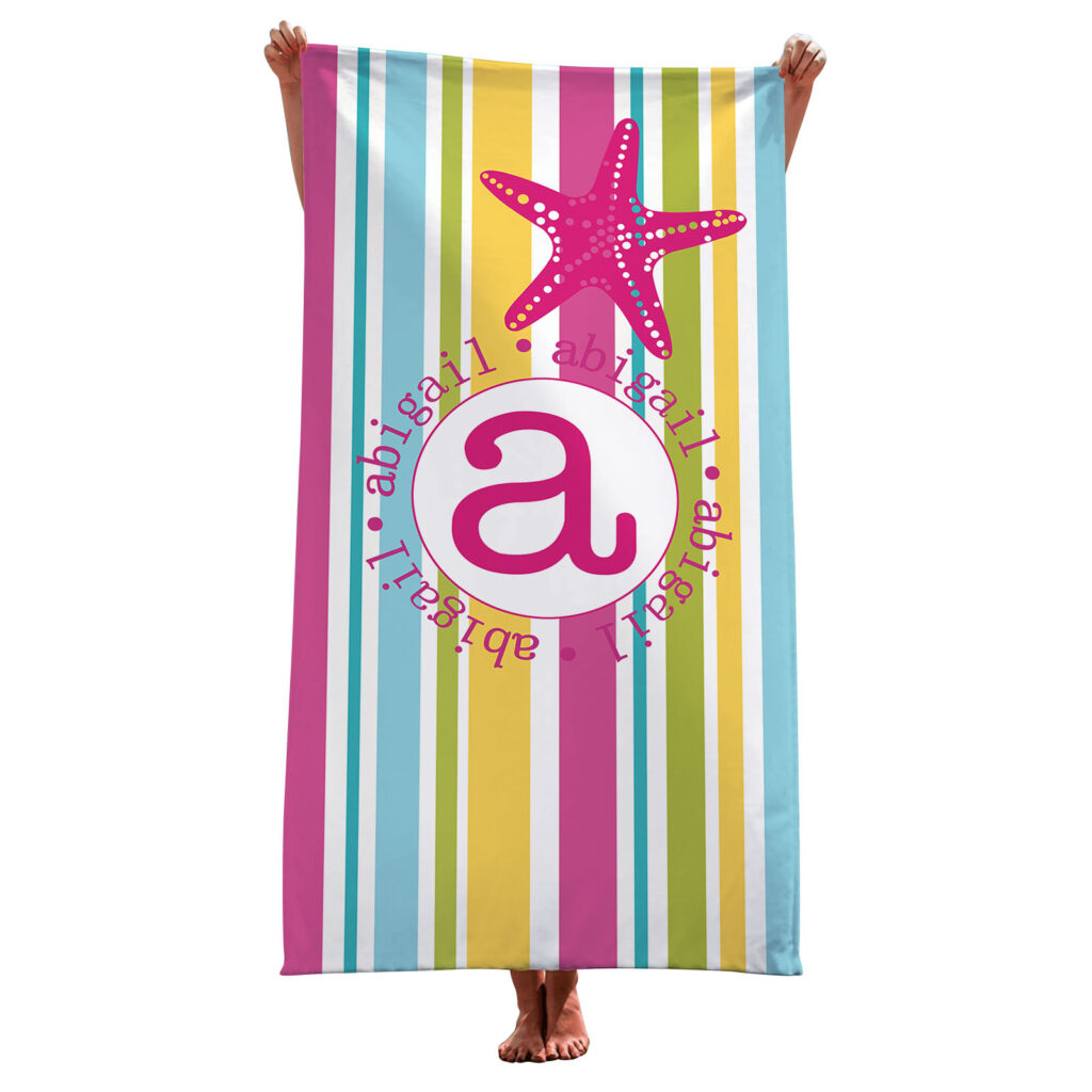 Flamingo Pink Beach Towel For Women 27