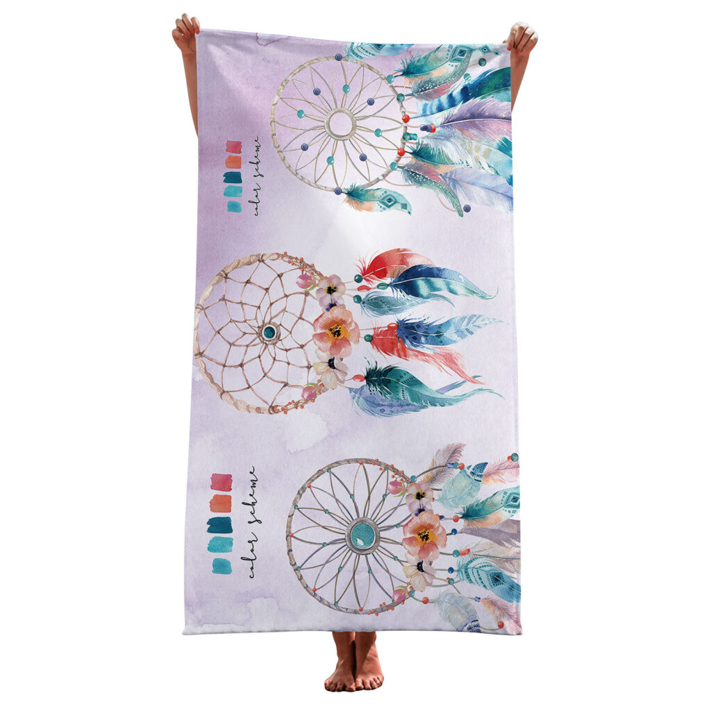Flamingo Pink Beach Towel For Women 30