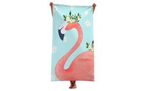 Flamingo Pink Beach Towel For Women