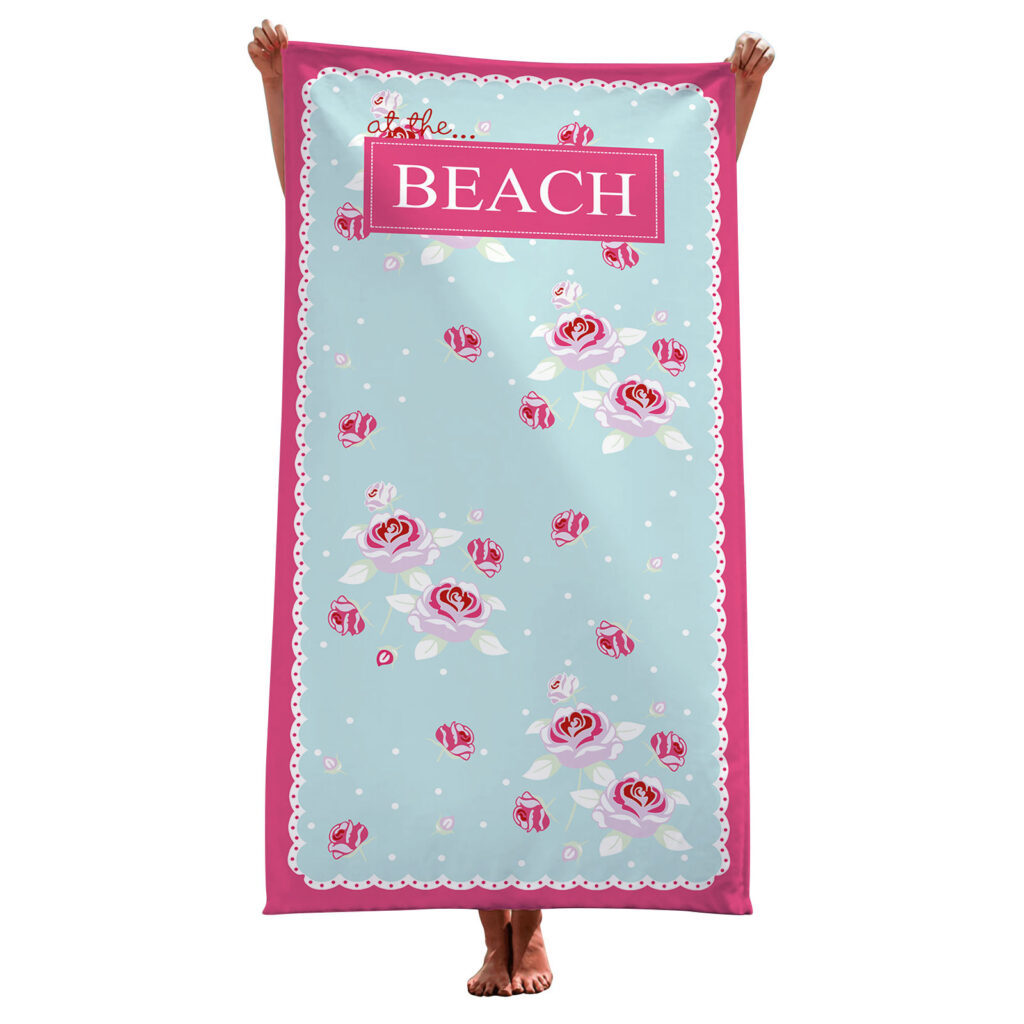 Flamingo Pink Beach Towel For Women 32