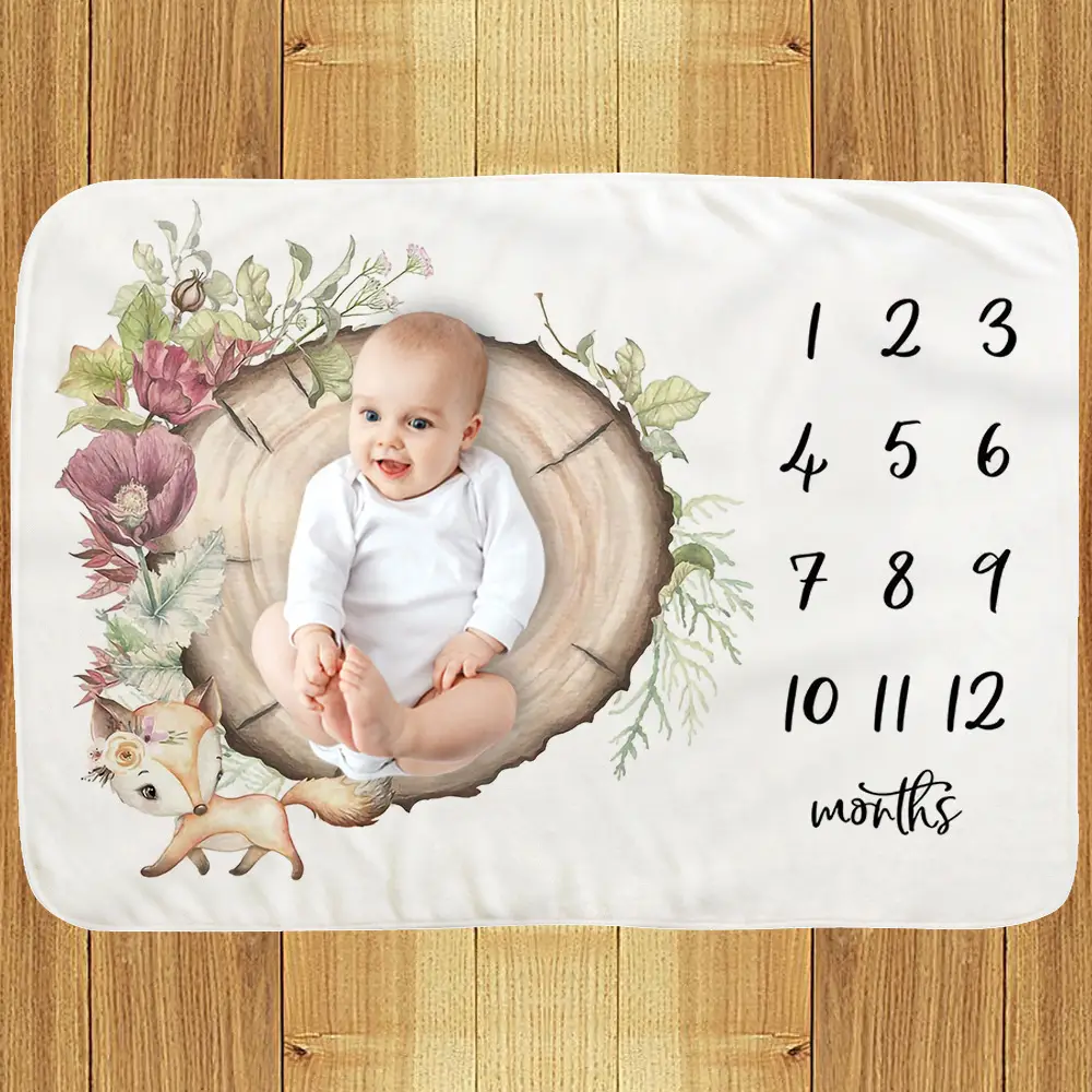 Flannel Baby Milestones By Month 4