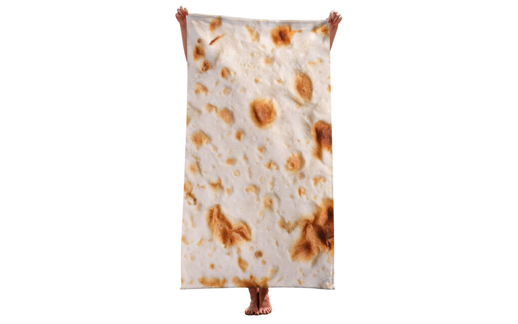 French Fries Burrito Taco Food Beach Towel