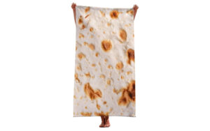 French Fries Burrito Taco Food Beach Towel