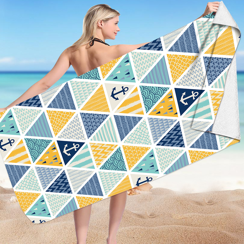 Geometric Mandala Stripes Lines Beach Towel 12 Geometric Stripes Lines Mandala Beach Towel 11