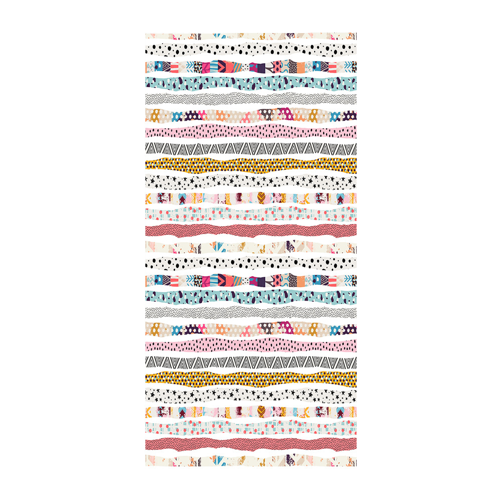 Geometric Mandala Stripes Lines Beach Towel 36 Geometric Stripes Lines Mandala Beach Towel 35
