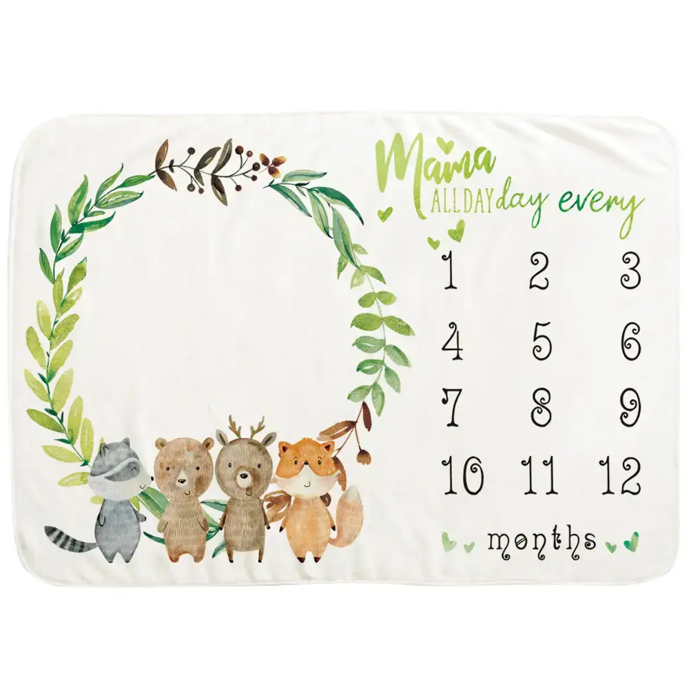 Gift Baby Milestone Blanket From Mama 2