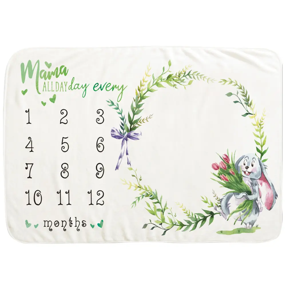 Gift Baby Milestone Blanket From Mama 6