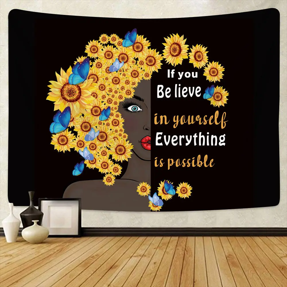 Great Women Mind Wall Tapestry 1
