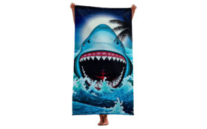 Haha Shark Beach Towel