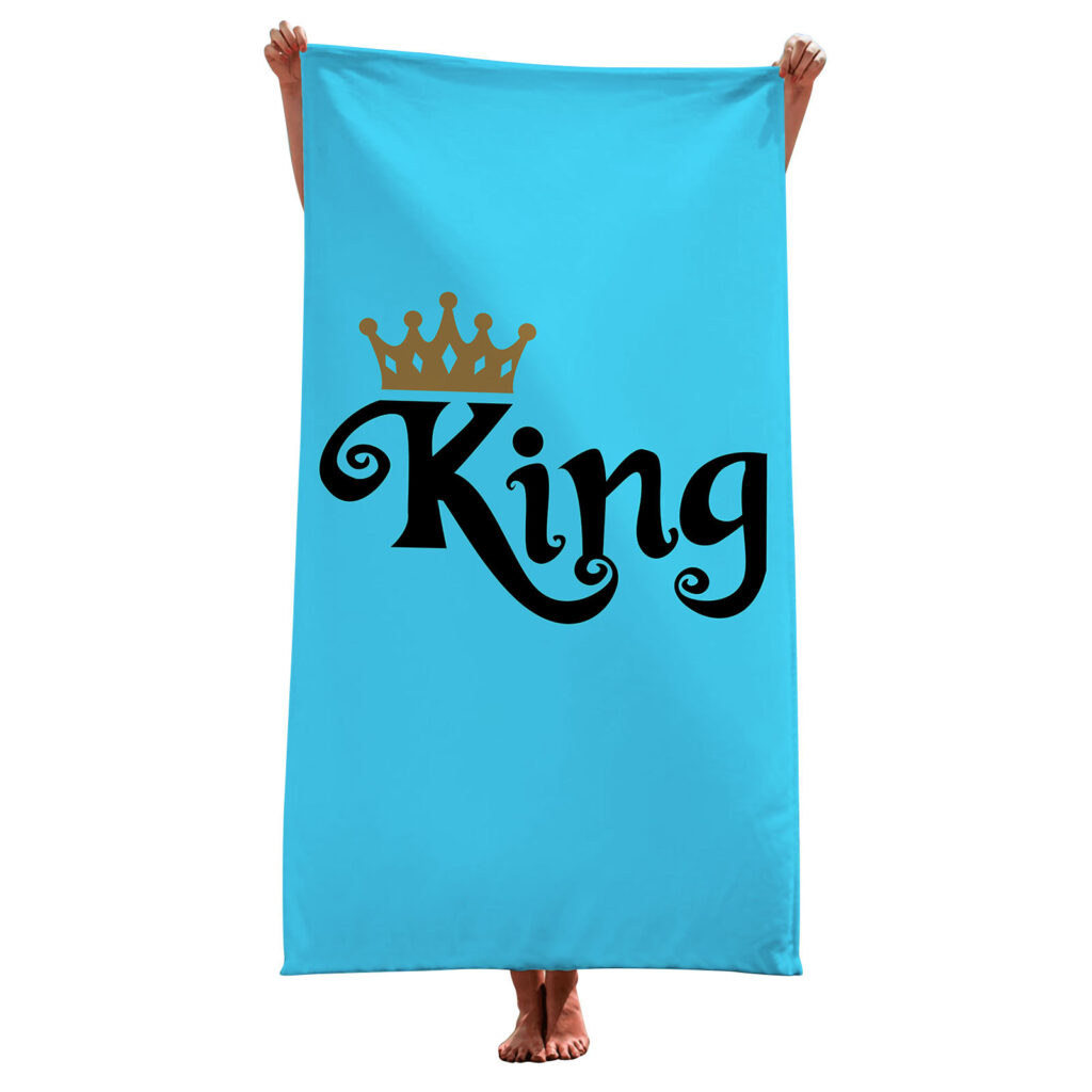 King Queen Princess Beach Towel 3