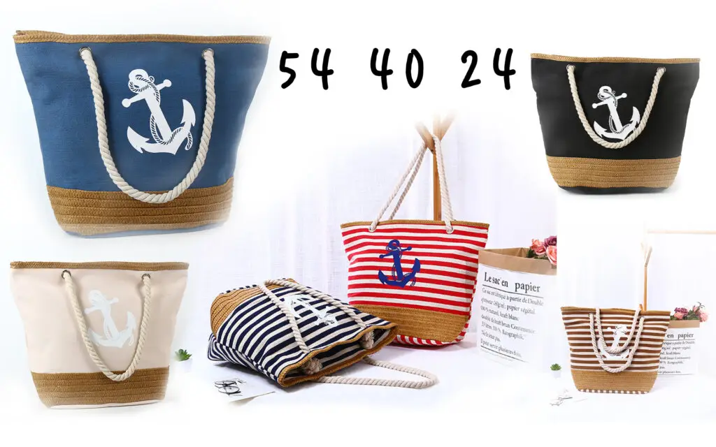 Large Capacity Anchor Beach Bag 1 Large Capacity Anchor Beach Bag