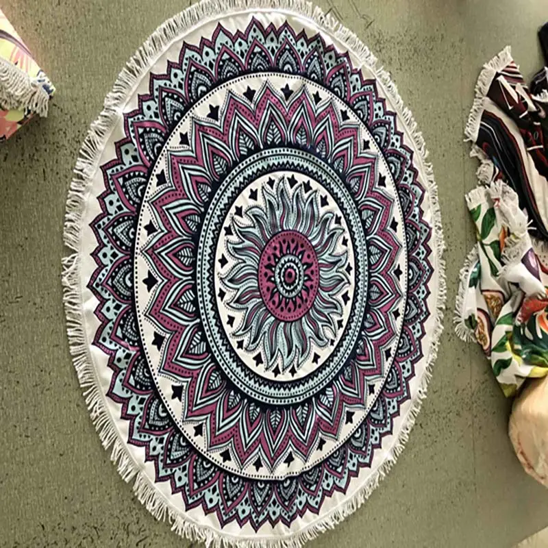 Lefovs High Quality 150cm Round Beach Towels Photos 9 Lefovs Beach towel 57