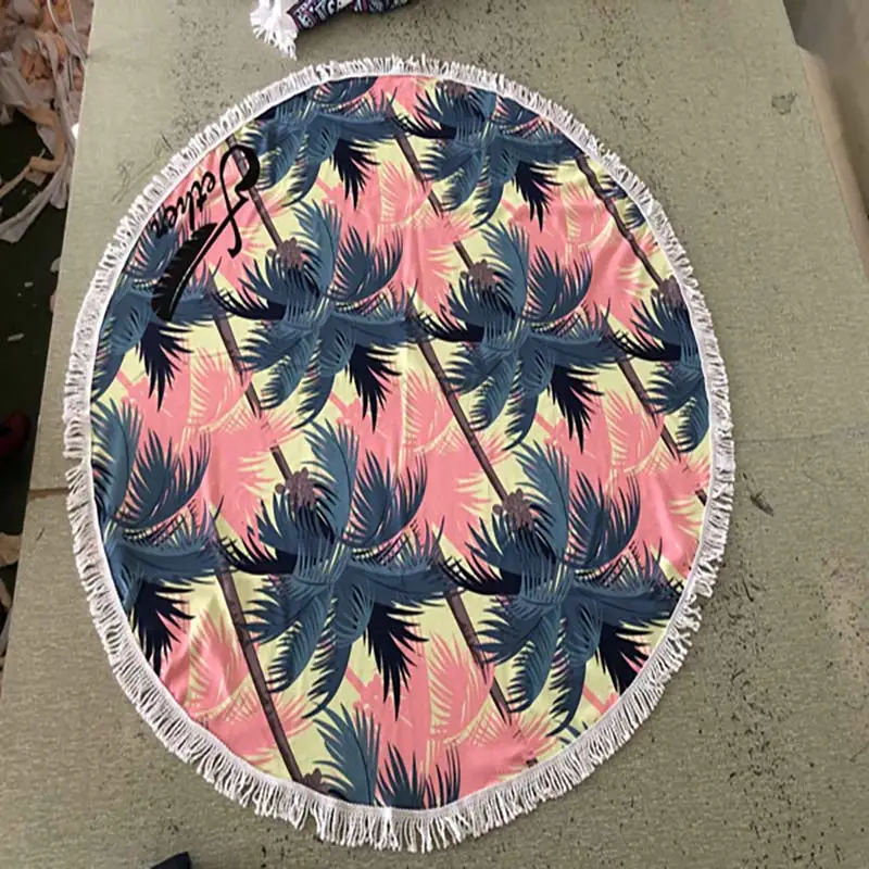 Lefovs High Quality 150cm Round Beach Towels Photos 6 Lefovs Beach towel 58