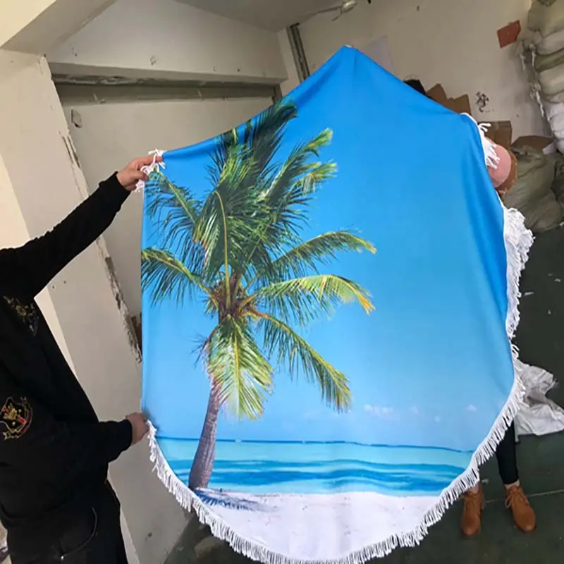 Lefovs High Quality 150cm Round Beach Towels Photos 7 Lefovs Round Beach Towel 8