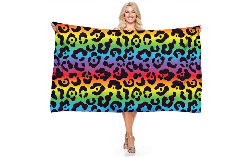Leopard-Skin-Print-Beach-Towels