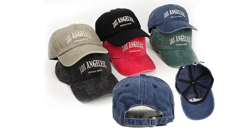 Los AngelesS Vintage Made Washed Baseball Trucker Cap Hat 1 Los Angeles Vintage Washed Baseball cap