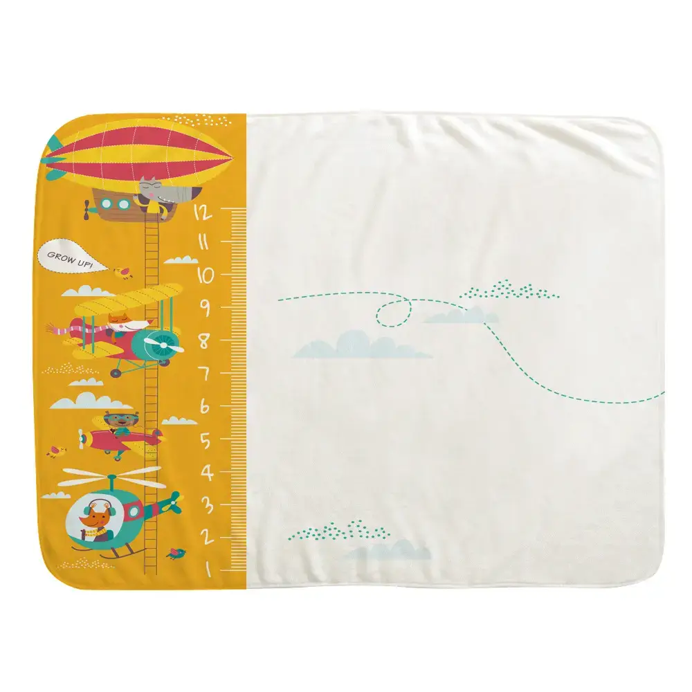 Lovely Background Baby Milestone Blanket 12