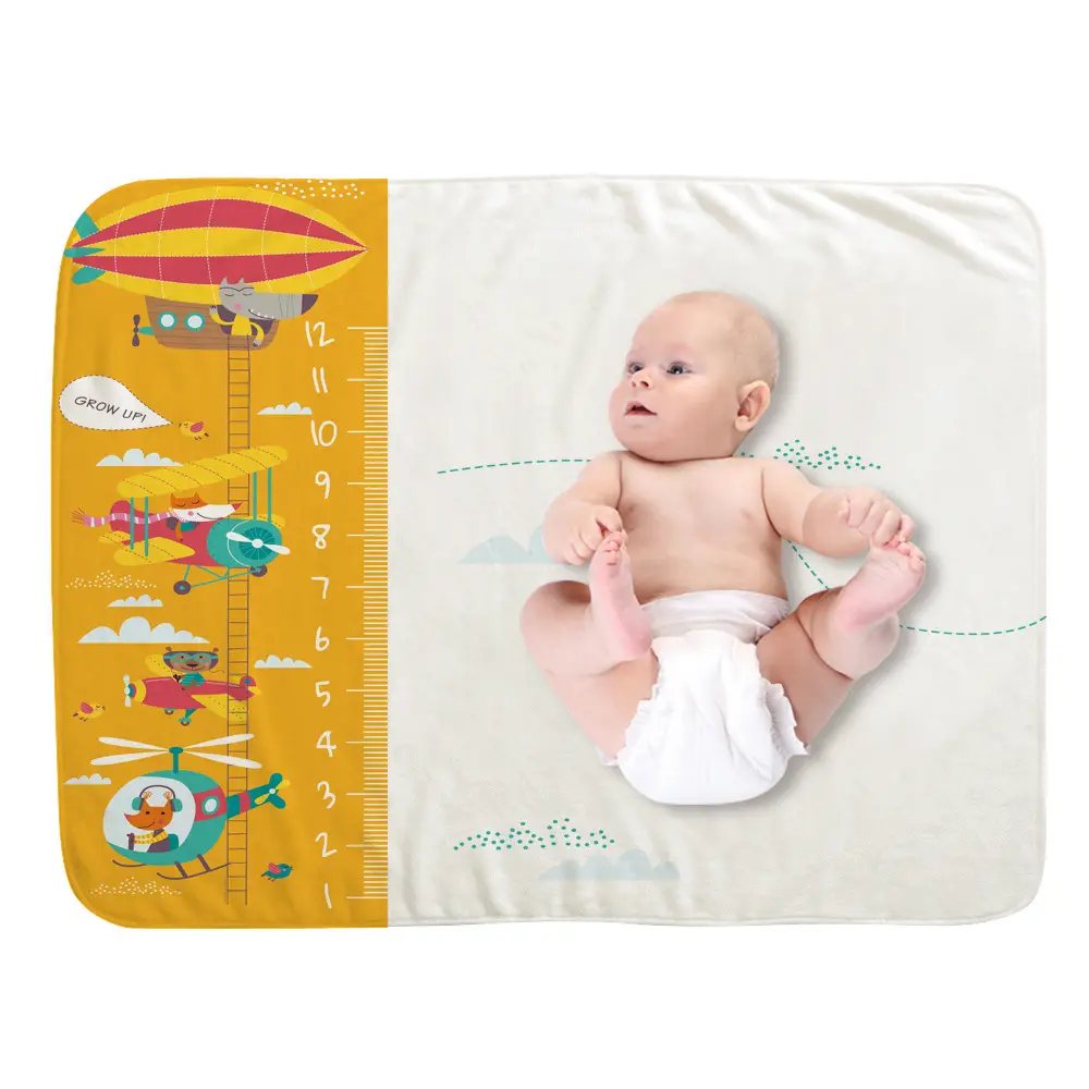 Lovely Background Baby Milestone Blanket 5