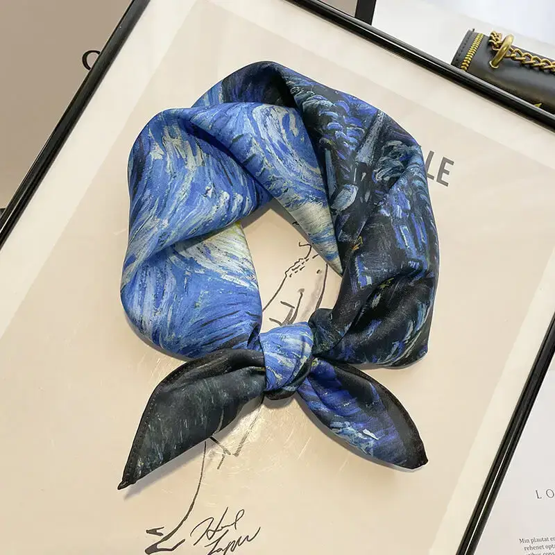 Luxury Twill Fabric Scarf 53 x 53cm 102 Luxury Twill Fabric Scarf 53 x 53cm 101