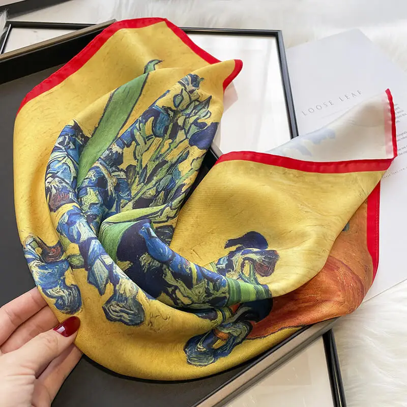 Luxury Twill Fabric Scarf 53 x 53cm 21 Luxury Twill Fabric Scarf 53 x 53cm 20