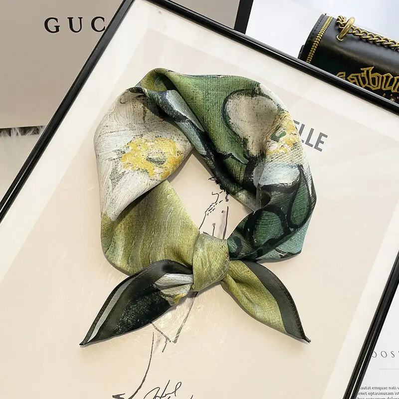 Luxury Twill Fabric Scarf 53 x 53cm 25 Luxury Twill Fabric Scarf 53 x 53cm 24