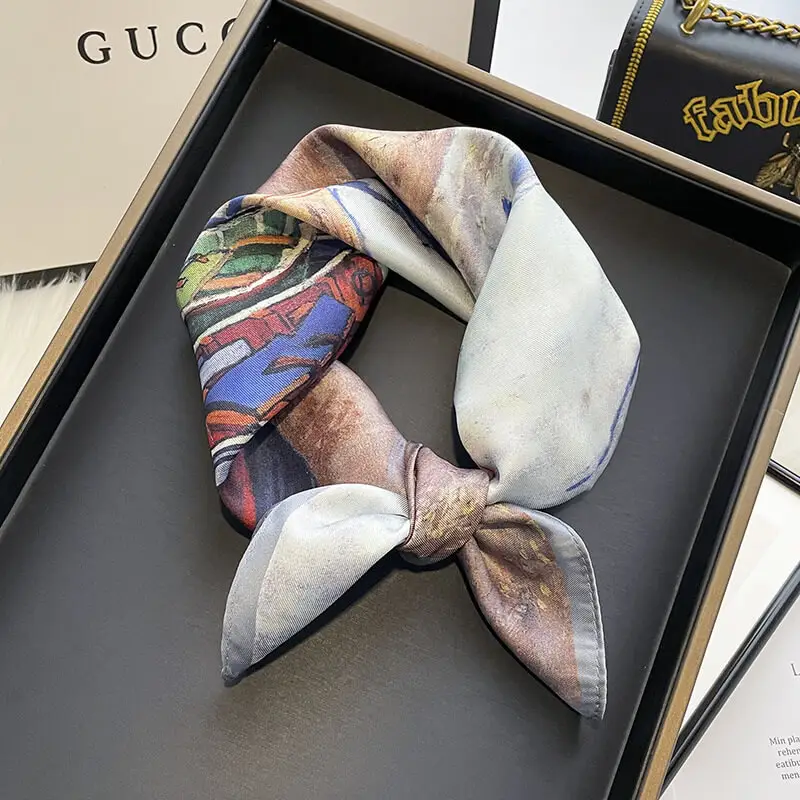 Luxury Twill Fabric Scarf 53 x 53cm 27 Luxury Twill Fabric Scarf 53 x 53cm 26