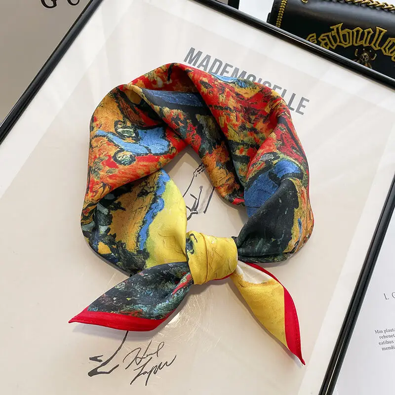 Luxury Twill Fabric Scarf 53 x 53cm 32 Luxury Twill Fabric Scarf 53 x 53cm 31