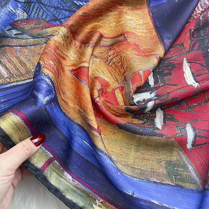 Luxury Twill Fabric Scarf 53 x 53cm 33 Luxury Twill Fabric Scarf 53 x 53cm 32