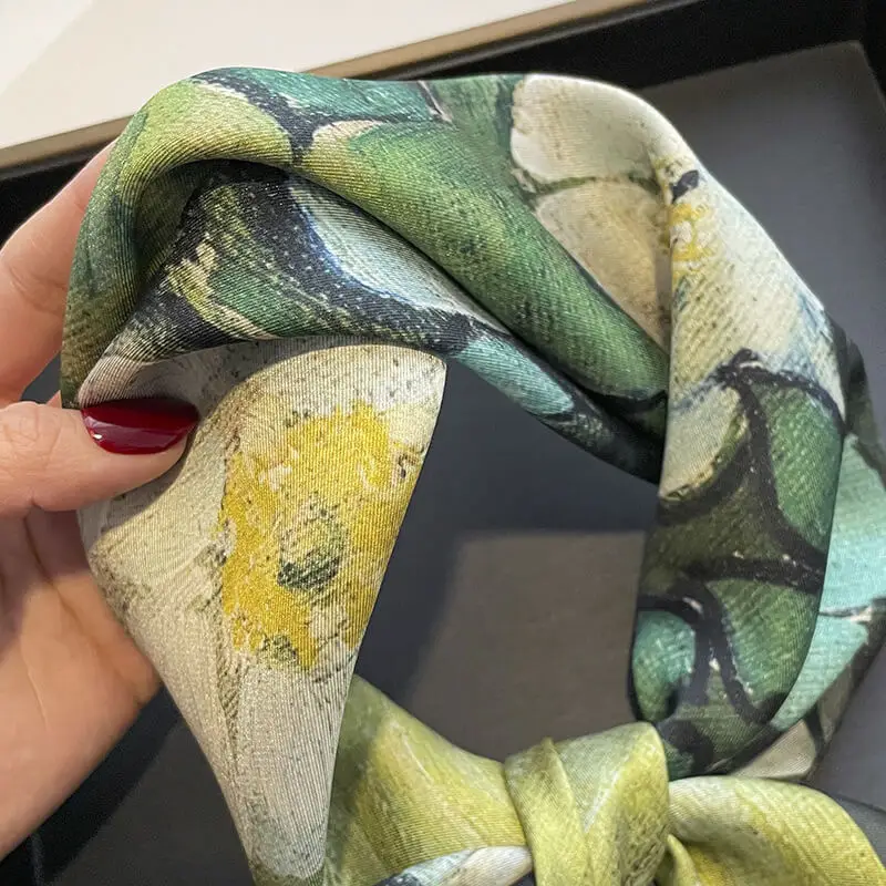 Luxury Twill Fabric Scarf 53 x 53cm 40 Luxury Twill Fabric Scarf 53 x 53cm 39