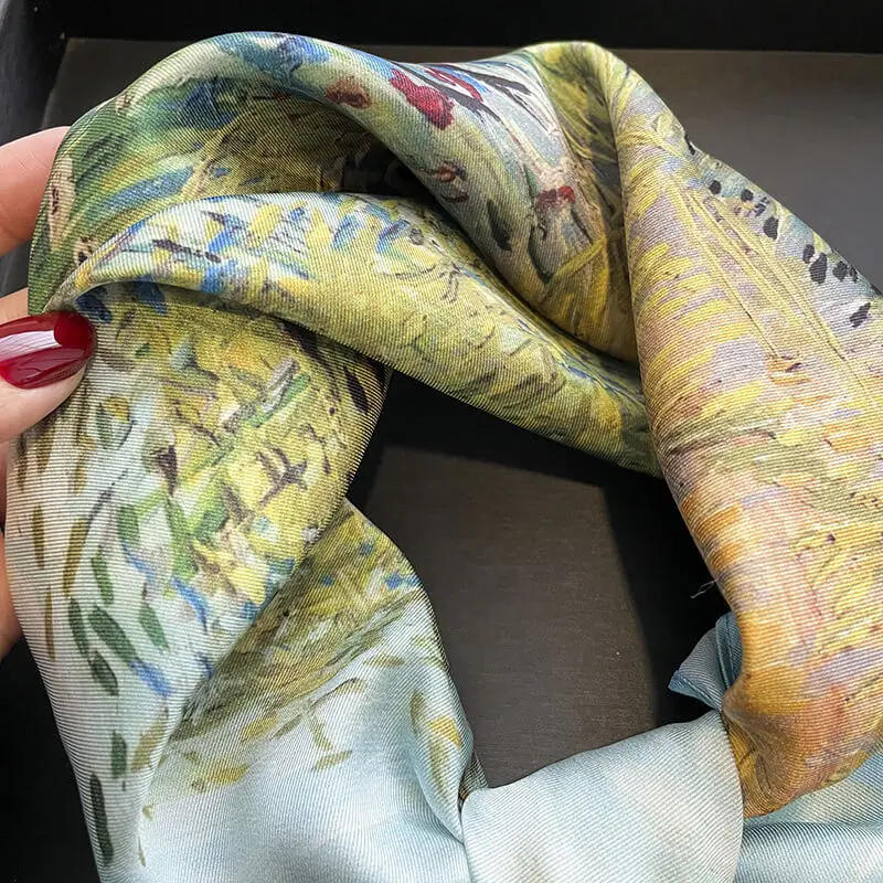 Luxury Twill Fabric Scarf 53 x 53cm 45 Luxury Twill Fabric Scarf 53 x 53cm 44