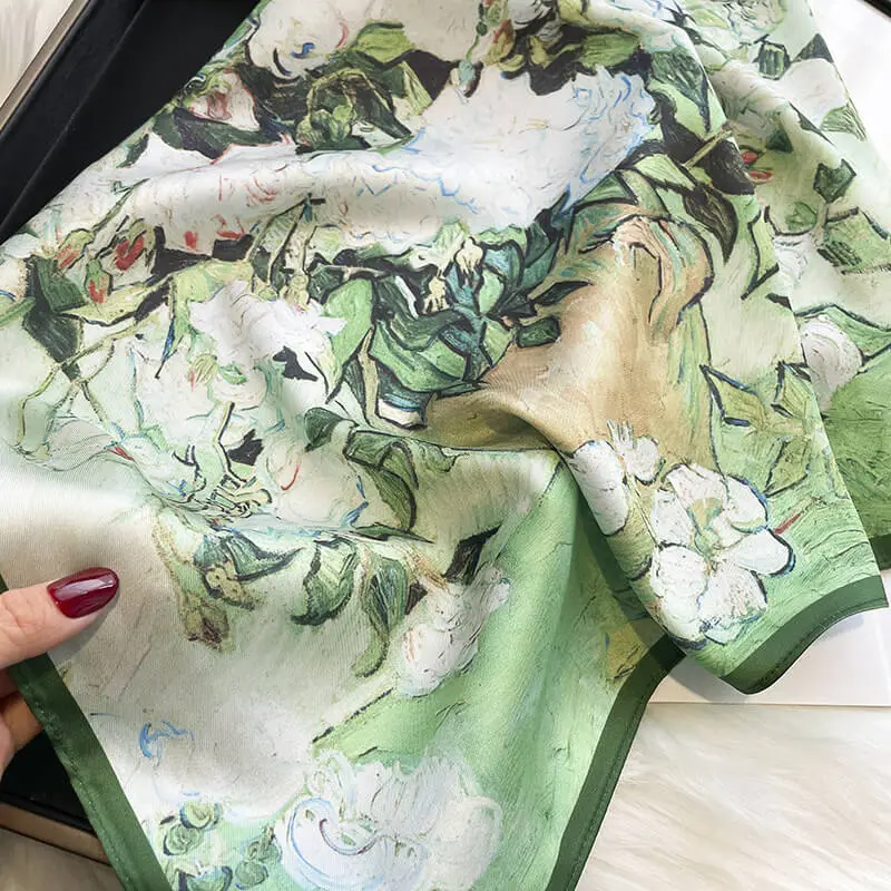 Luxury Twill Fabric Scarf 53 x 53cm 46 Luxury Twill Fabric Scarf 53 x 53cm 45
