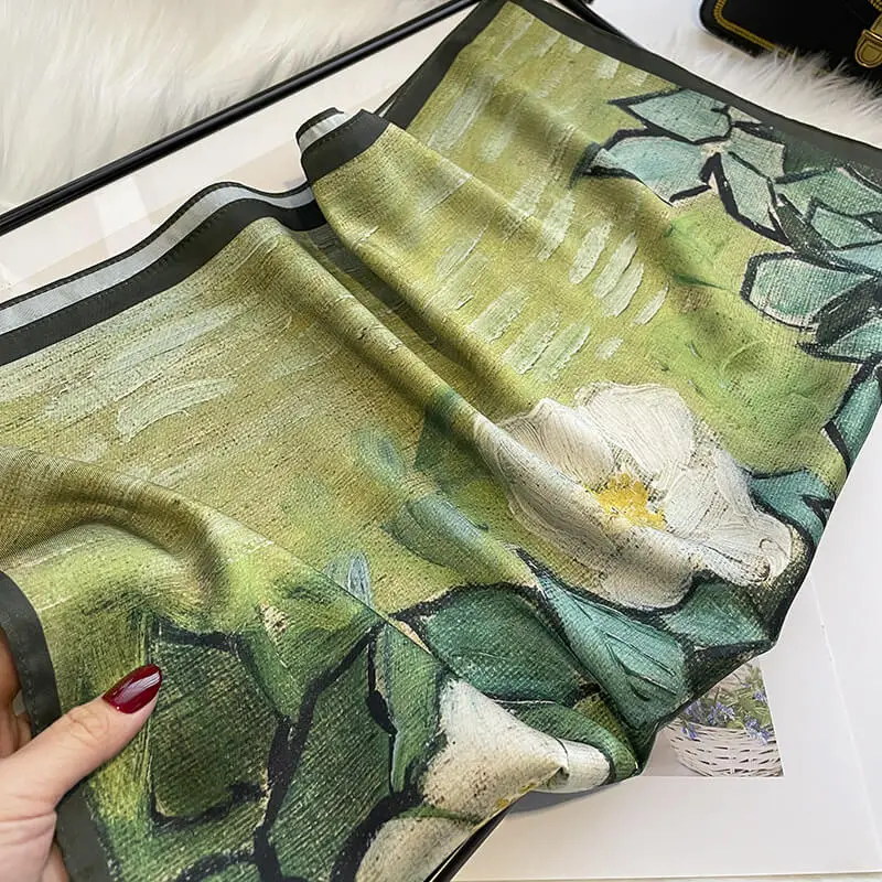 Luxury Twill Fabric Scarf 53 x 53cm 56 Luxury Twill Fabric Scarf 53 x 53cm 55