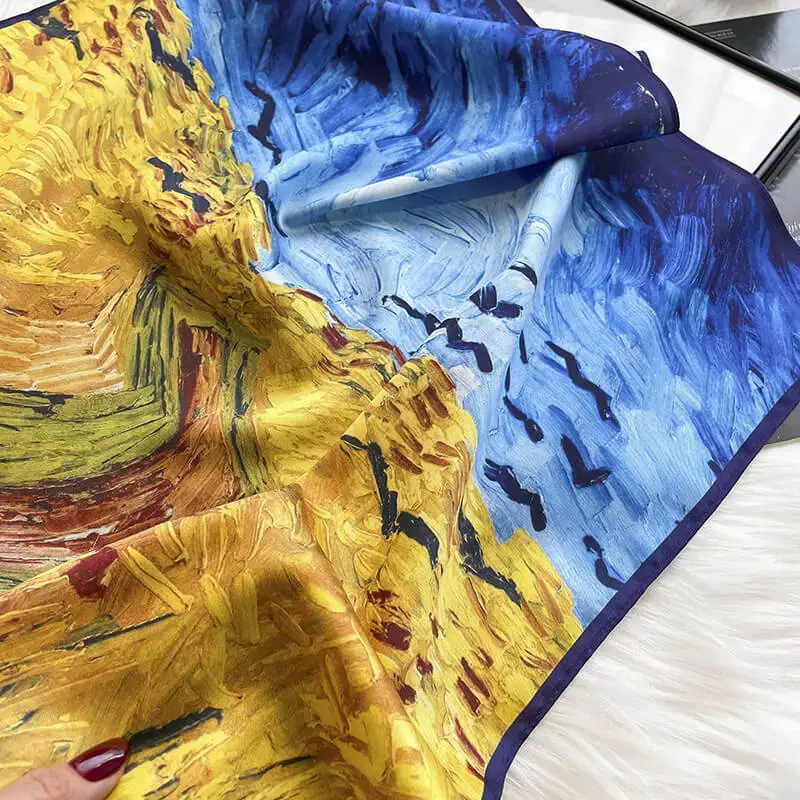 Luxury Twill Fabric Scarf 53 x 53cm 59 Luxury Twill Fabric Scarf 53 x 53cm 58