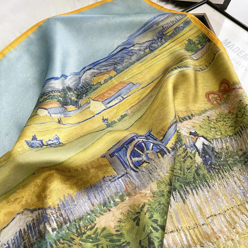 Luxury Twill Fabric Scarf 53 x 53cm 60 Luxury Twill Fabric Scarf 53 x 53cm 59