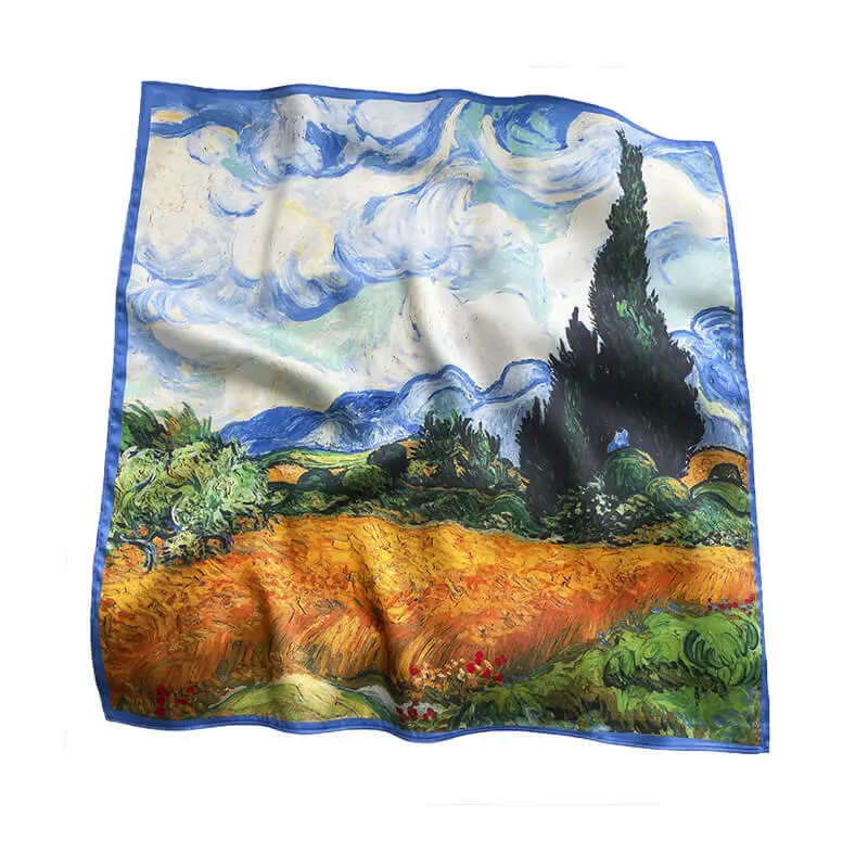 Luxury Twill Fabric Scarf 53 x 53cm 71 Luxury Twill Fabric Scarf 53 x 53cm 70