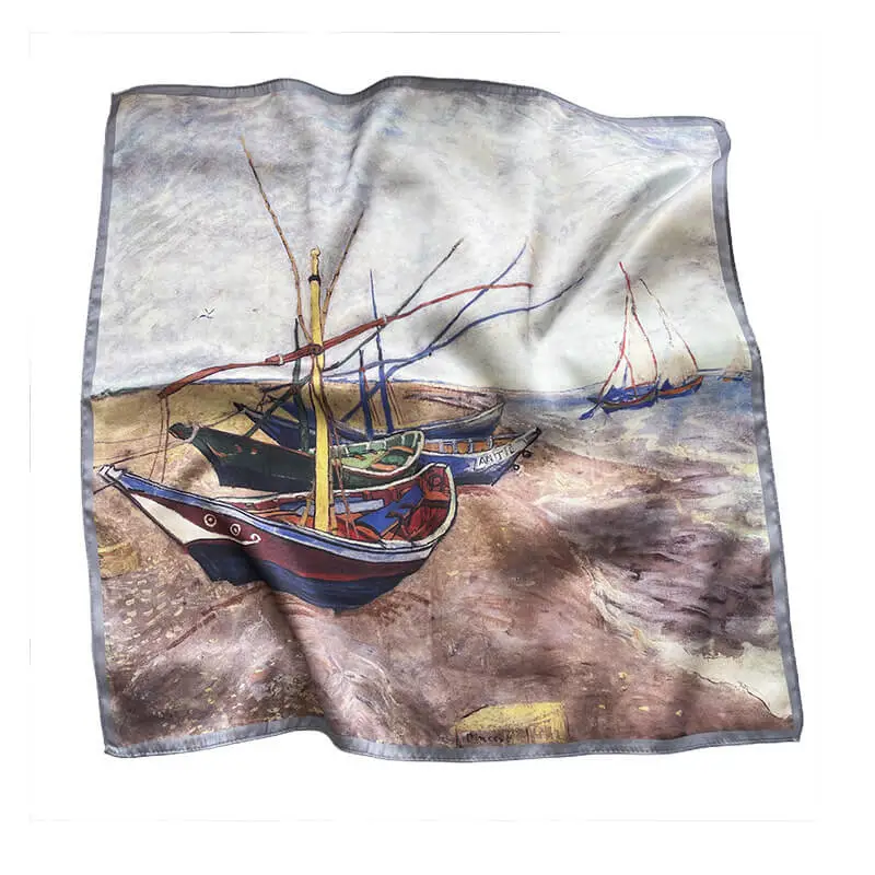 Luxury Twill Fabric Scarf 53 x 53cm 74 Luxury Twill Fabric Scarf 53 x 53cm 73
