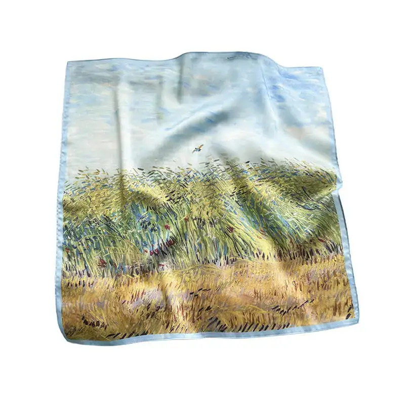 Luxury Twill Fabric Scarf 53 x 53cm 77 Luxury Twill Fabric Scarf 53 x 53cm 76