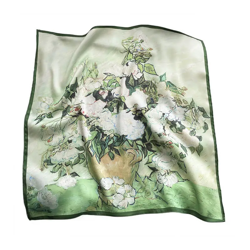 Luxury Twill Fabric Scarf 53 x 53cm 78 Luxury Twill Fabric Scarf 53 x 53cm 77